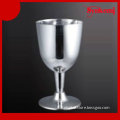 Plastic red wine goblet cups